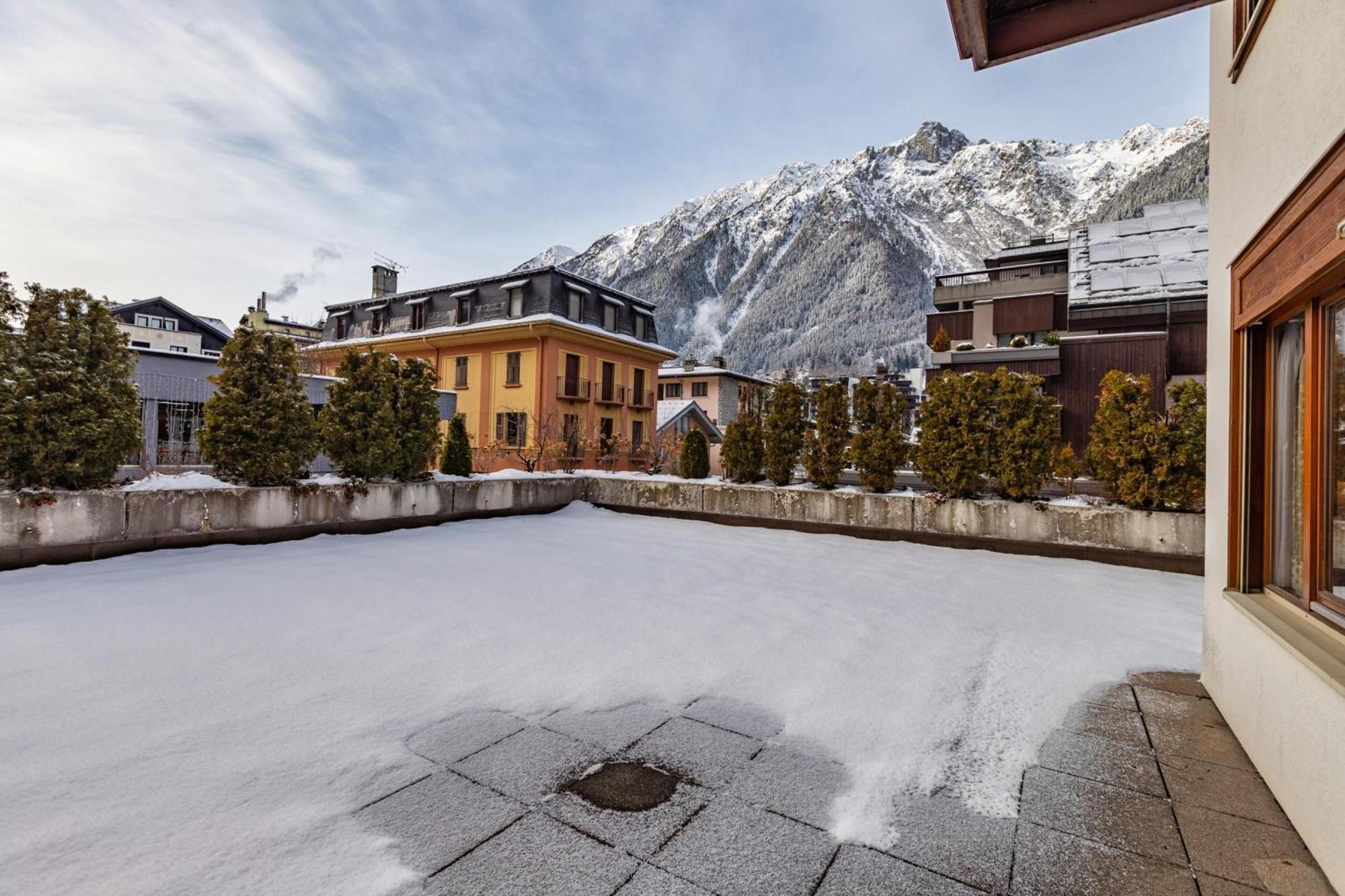 Duplex Aiguille Du Midi Large Terrasse - Happy Rentals Chamonix Mont Blanc Exterior foto