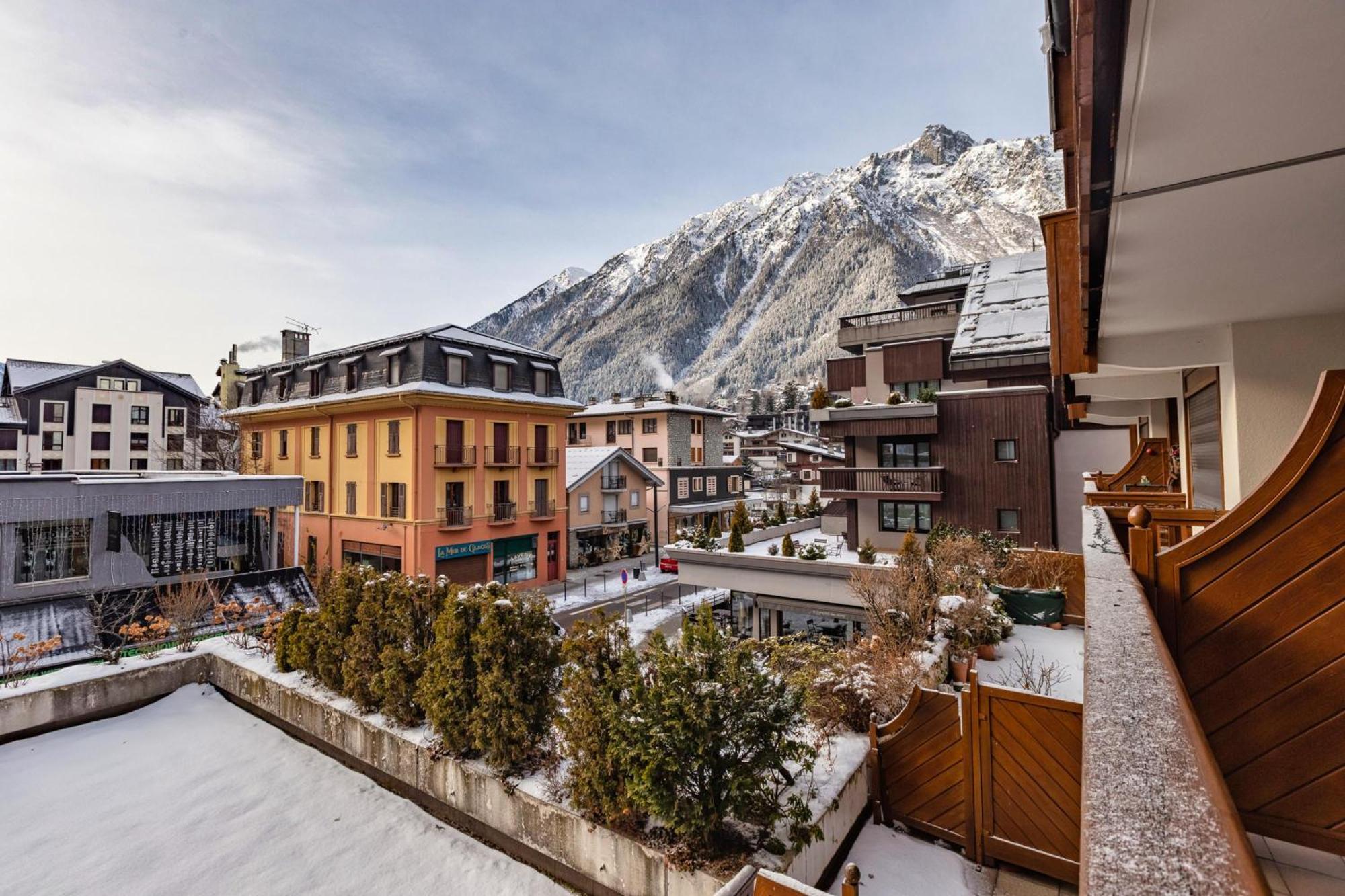 Duplex Aiguille Du Midi Large Terrasse - Happy Rentals Chamonix Mont Blanc Exterior foto