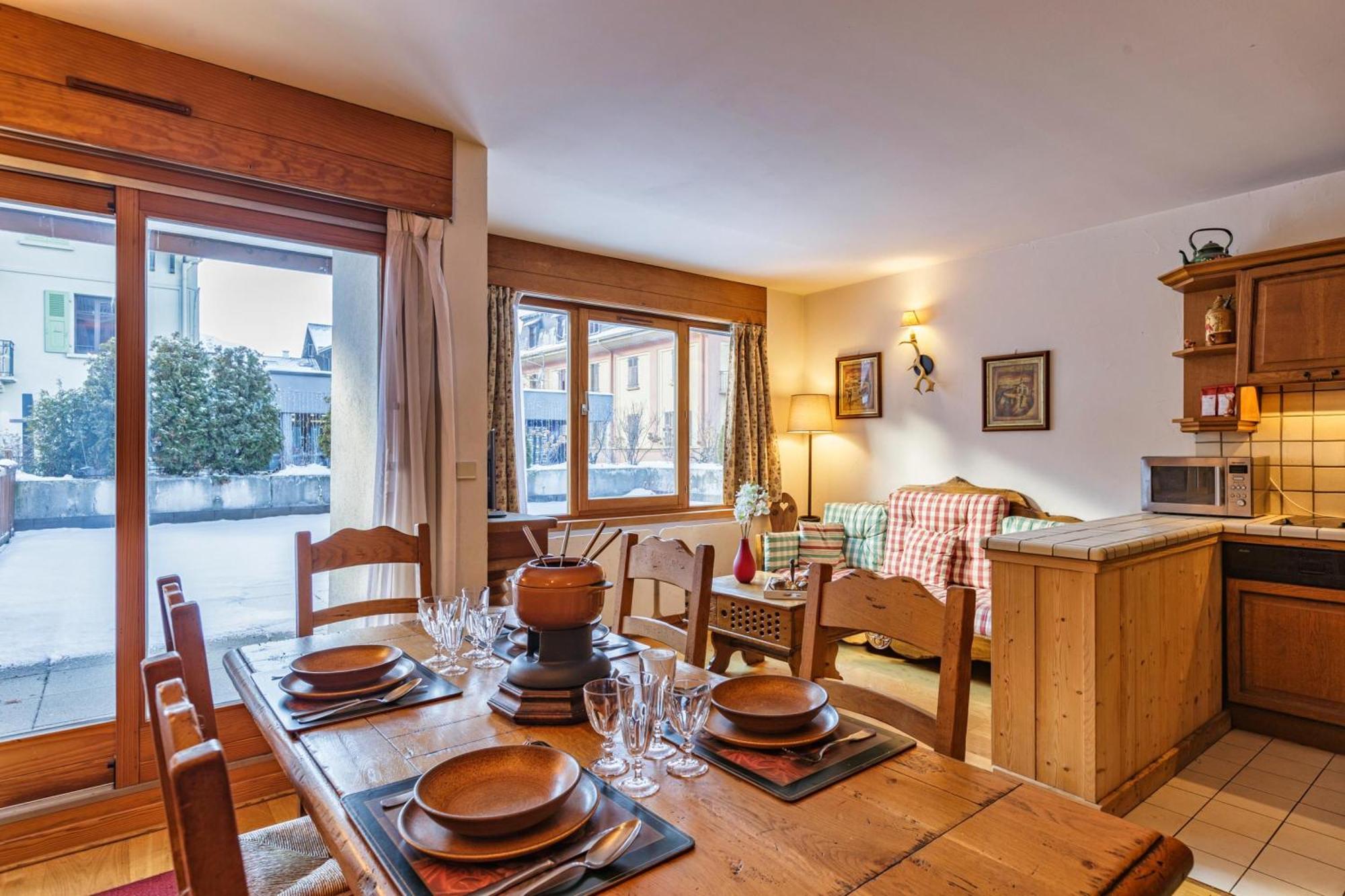 Duplex Aiguille Du Midi Large Terrasse - Happy Rentals Chamonix Mont Blanc Exterior foto
